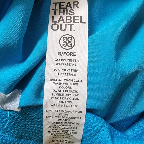 G/Fore Blue Shorts - Picture 4 of 4